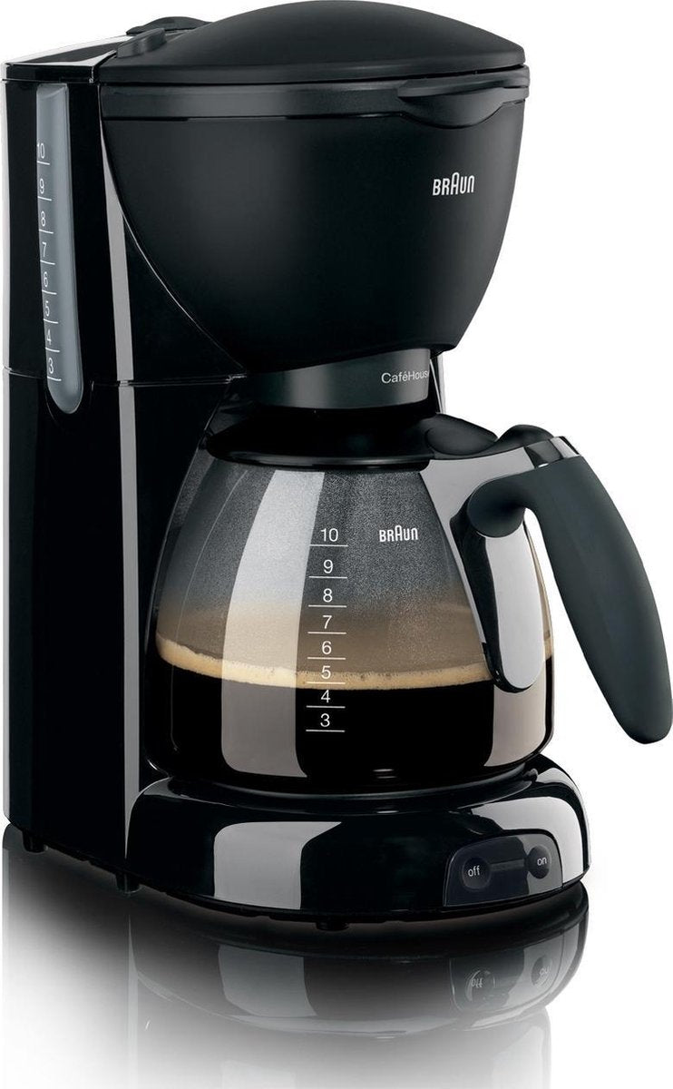 Braun Café House PurAroma Plus KF 560/1 BK - Filter-koffiezetapparaat- Zwart