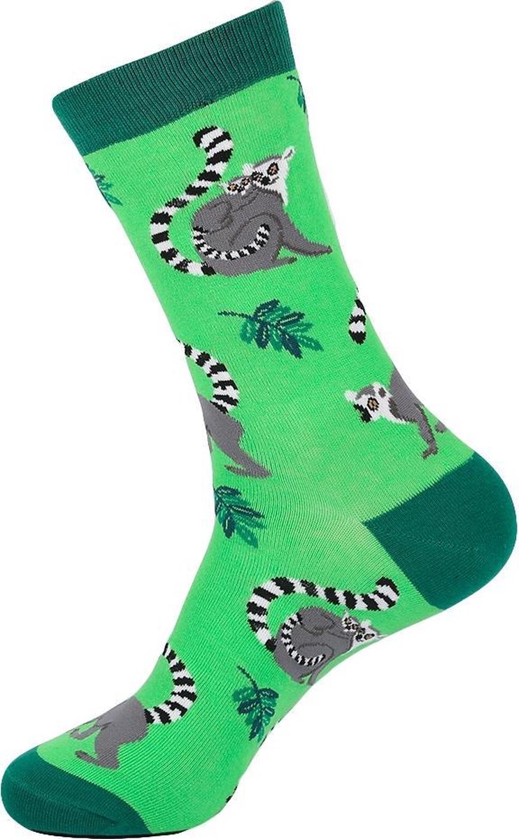 Hippe Sokken - Maki Aapjes | Maat 41 - 47 | Geen verzendkosten | Funny Socks | Happy Socks | HippeSokken.com