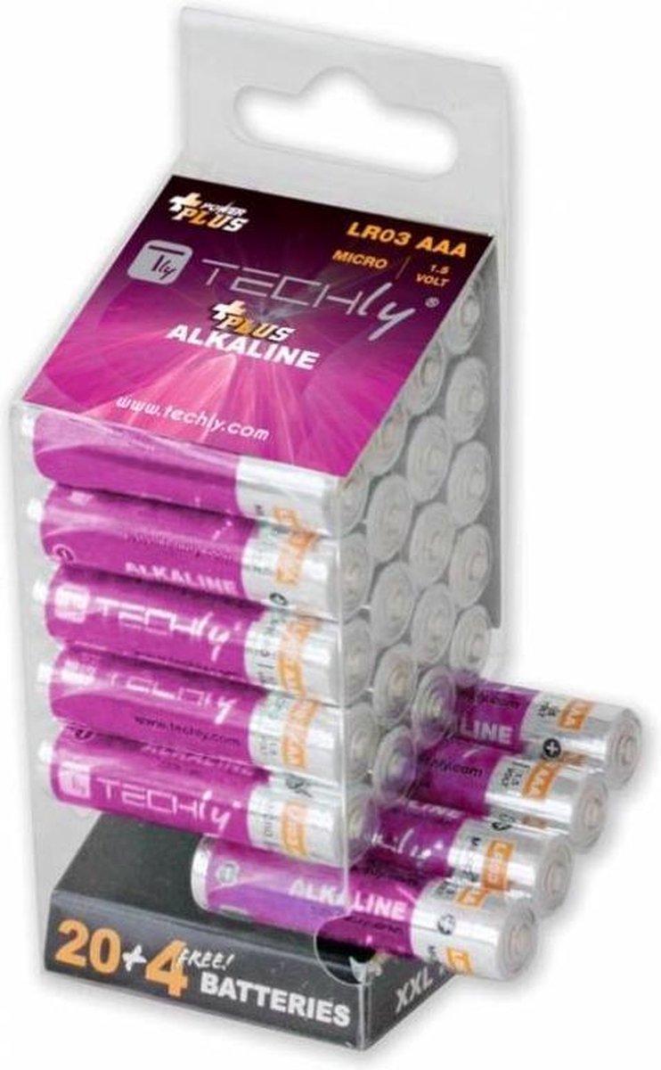 Techly IBT-KAP-LR03-B24T huishoudelijke batterij Single-use battery AAA Alkaline