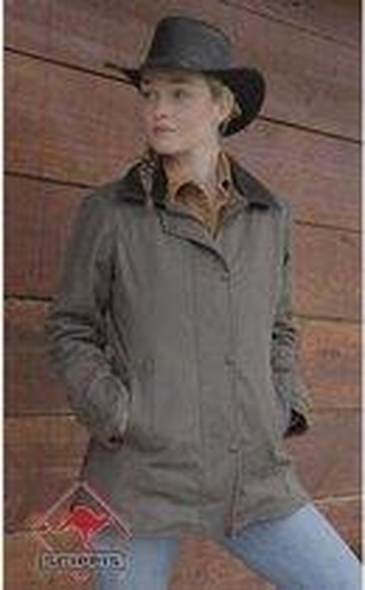 Dames waxjas Malanda Jacket; Brown; Large