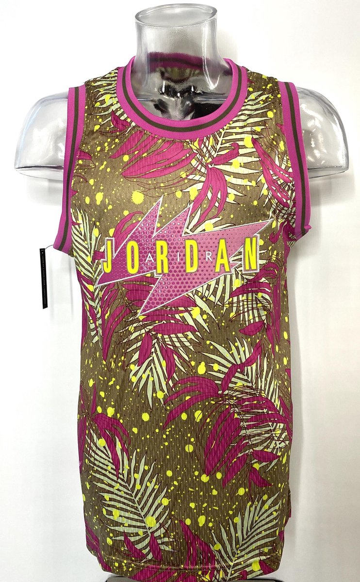 Air Jordan Poolside (Floral Wings) Jersey Multicolor - Maat XL