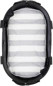 Airbuggy mat voor dome2 m streep grijs / wit 65x31 cm