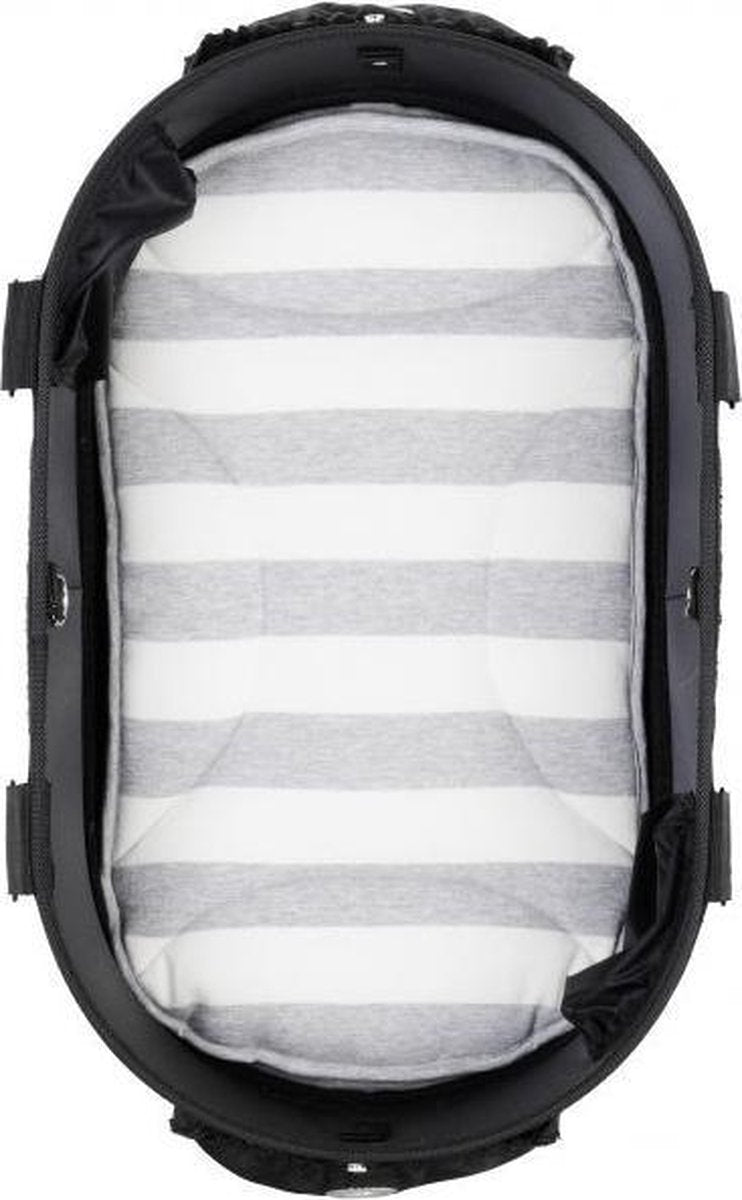 Airbuggy mat voor dome2 m streep grijs / wit 65x31 cm