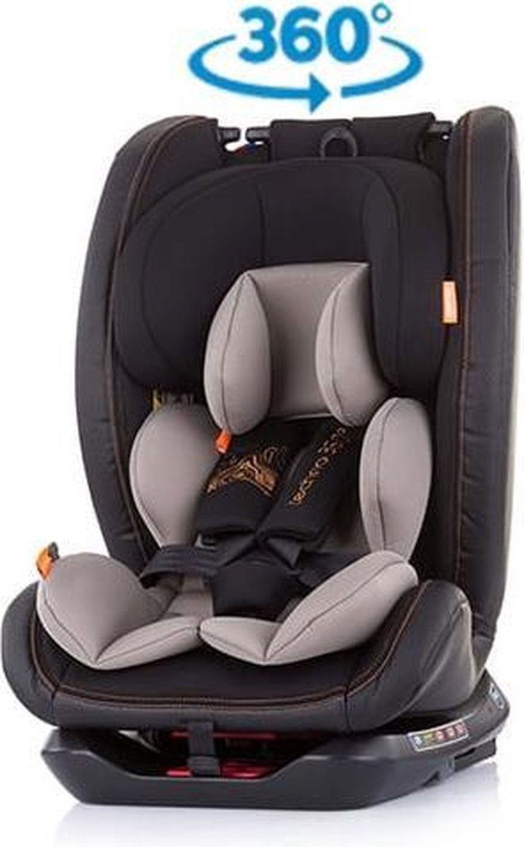 Autostoel Techno isofix mokka latte 0-36 kg 360 graden draaibaar