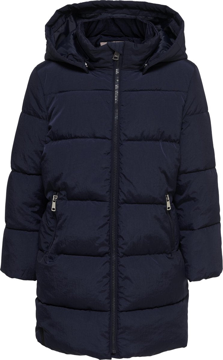 Only winterjas meisjes - donkerblauw - KONsydney - maat 158/164