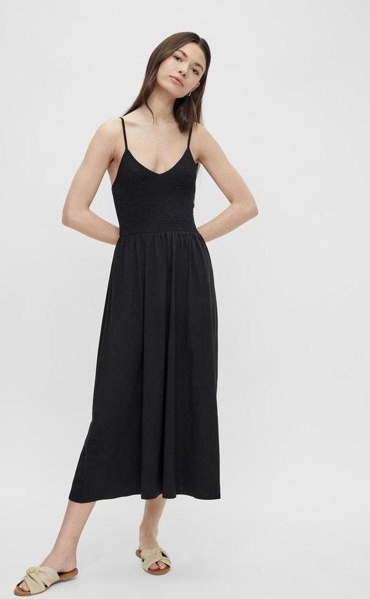 Pctily Smock Midi Dress Bc 17113933 Black
