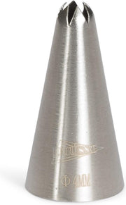 Spuitmondje rvs gesloten ster 5 mm