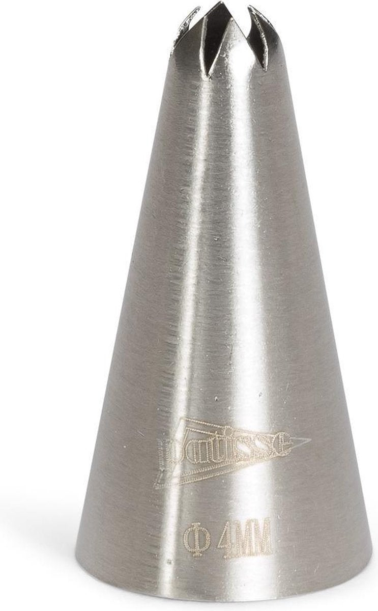 Spuitmondje rvs gesloten ster 5 mm