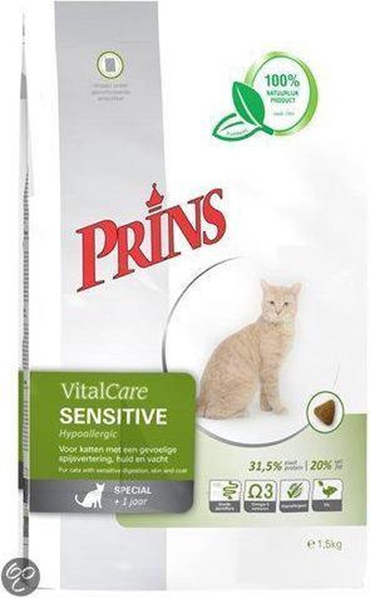 PRINS Droogvoer Prins cat vital care sens 1
