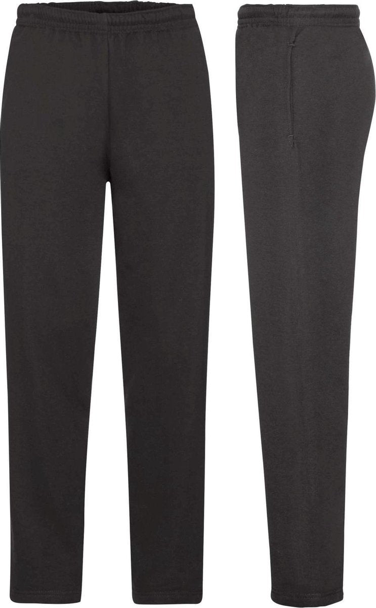 Senvi Men's Straight Leg Sweatpants/Joggingbroek - Black - XXL