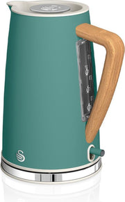 Swan Nordic Retro Waterkoker - 1.7 Liter - Groen