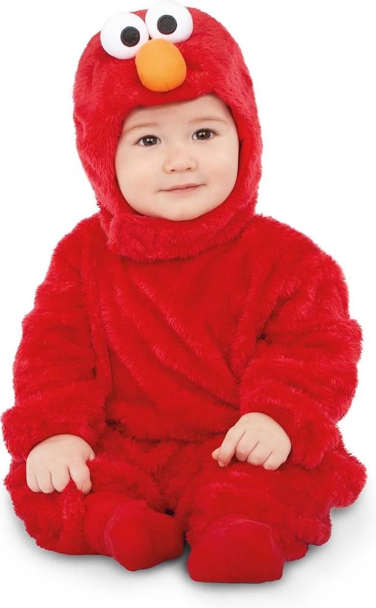 Elmo baby pakje | Sesamstraat | licentie kostuum voor kinderen | 12-24 maand