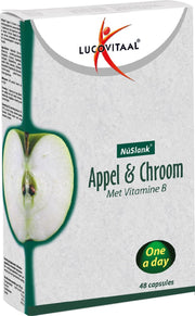 Lucovitaal NuSlank Afslanksupplement - Appel & Chroom - 48 capsules