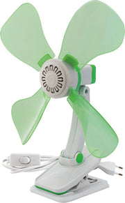Eurotrail Ventilator Opvouwbaar 40 X 15 X 32 Cm Abs Groen/wit