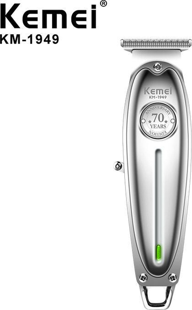 Kemei KM-1949® - 2020 Upgraded - Extra Power - Hair Clipper - Trimmer - Tondeuse - Baardhaar - Hoofdhaar - 0mm - Fijne lijntjes - Grof - Snel opladen - Draadloos