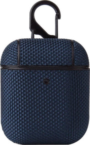 Airpods Hoesje – Nylon Hard Case – Blauw