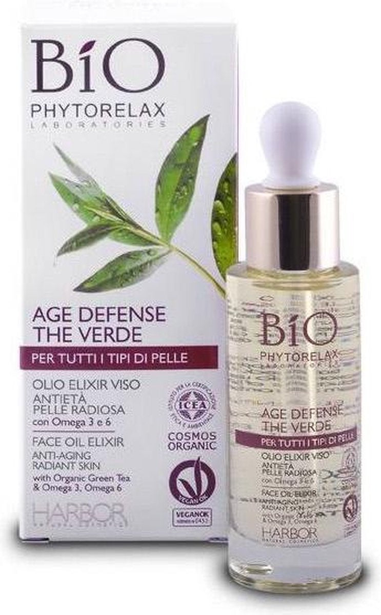 Phytorelax Bio Green Tea Age Defense Face Elixir Oil