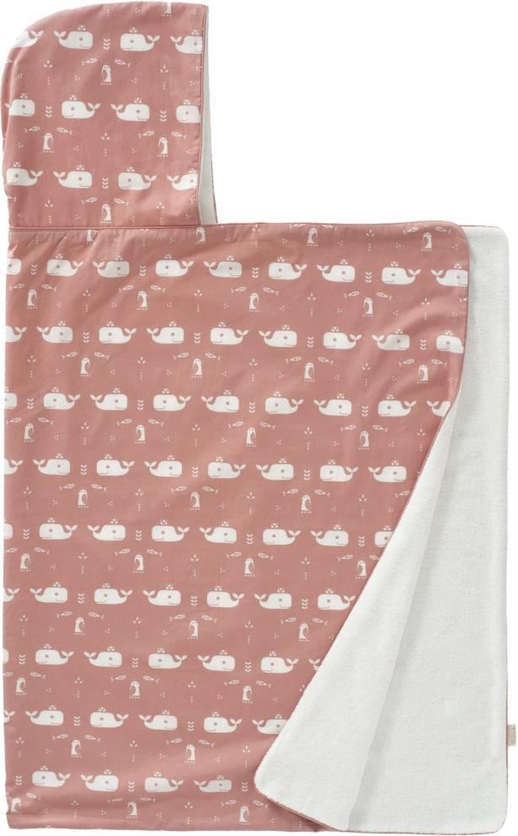 Fresk badcape Whale mellow rose