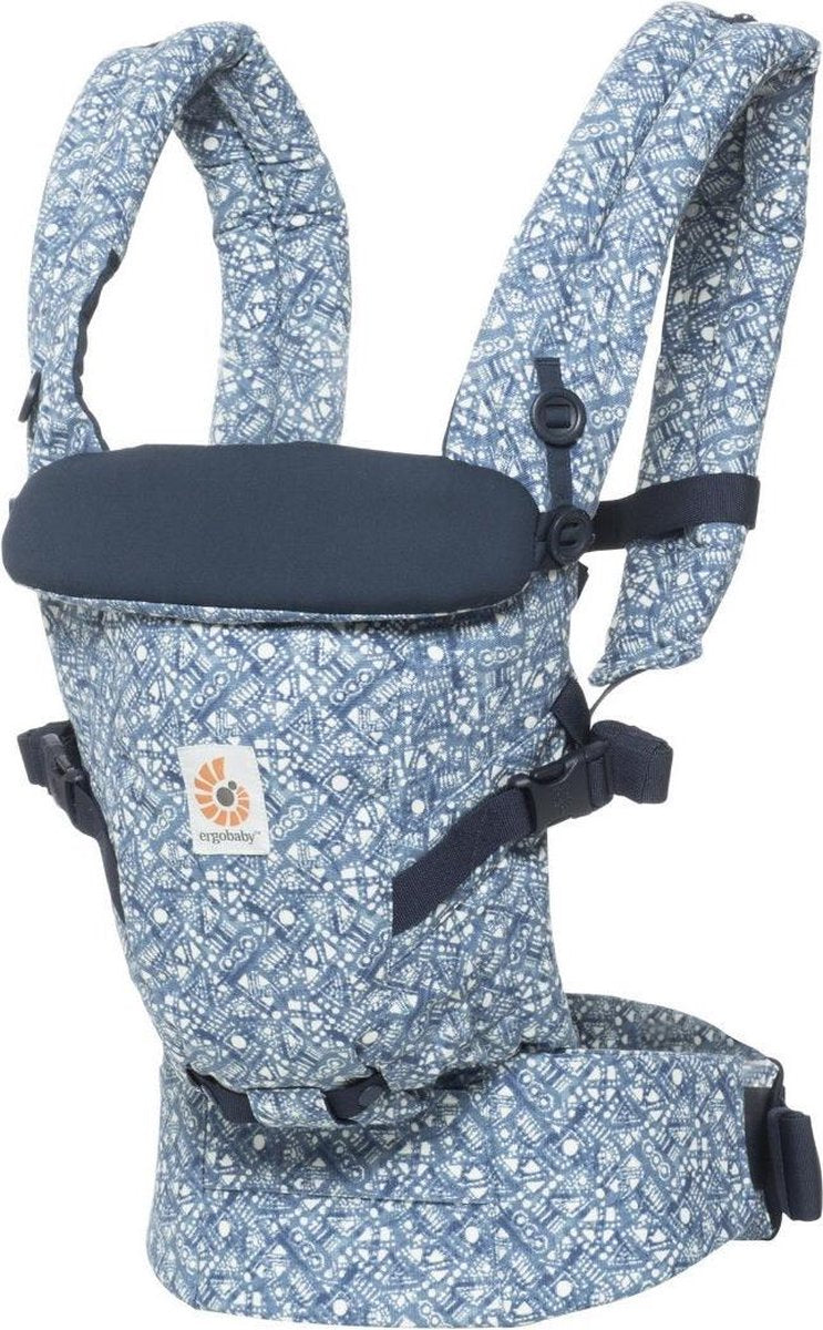 Ergobaby Adapt Baby Draagzak - Batik Indigo