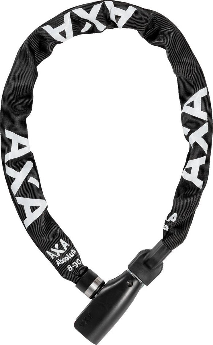Axa Absolute - Kettingslot - 90 cm Lang - 8 mm Schakels - Zwart