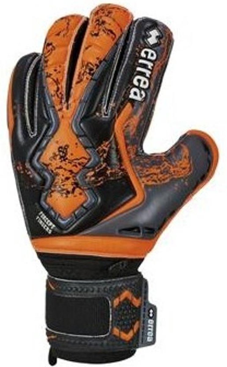 Errea Keepershandschoen Fingersave Forcept zwart/fluo oranje maat 9.5