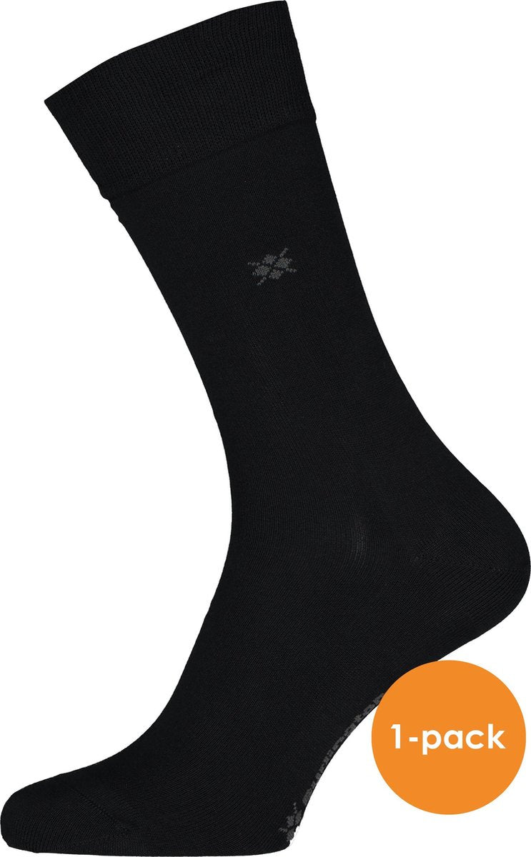 Burlington Dublin Herensok 21015 - Zwart 3000 black Heren - 40-46