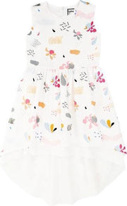 HEBE - jurk -  petticoat - wit - Maat 146-152