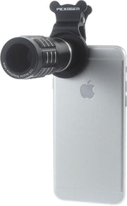 GadgetBay Universele 12x optische zoom professionele Telelens telefoon - Klem - Zwart