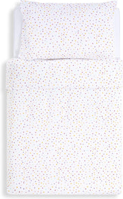 Snuz Snuzkot ledikant kussen en dekbed overtrek - 120x100cm - Color spots
