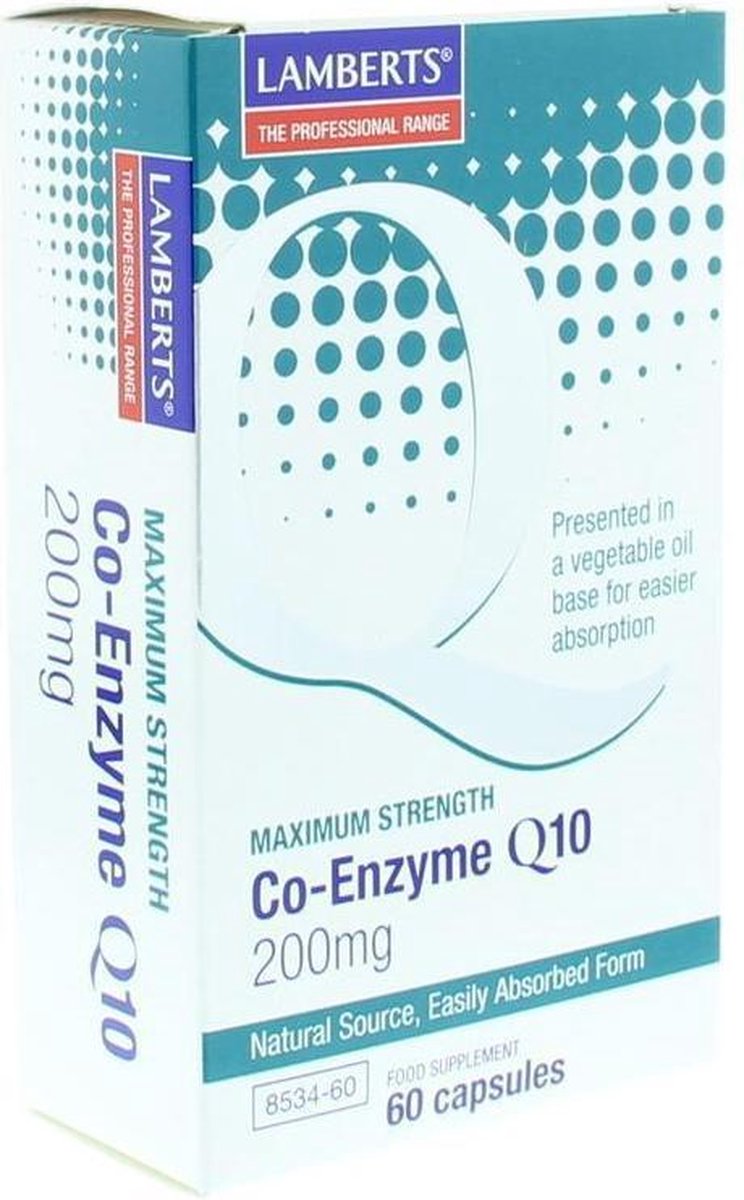 Lamberts Co Enzima Q10 200 Mg 60 Caps