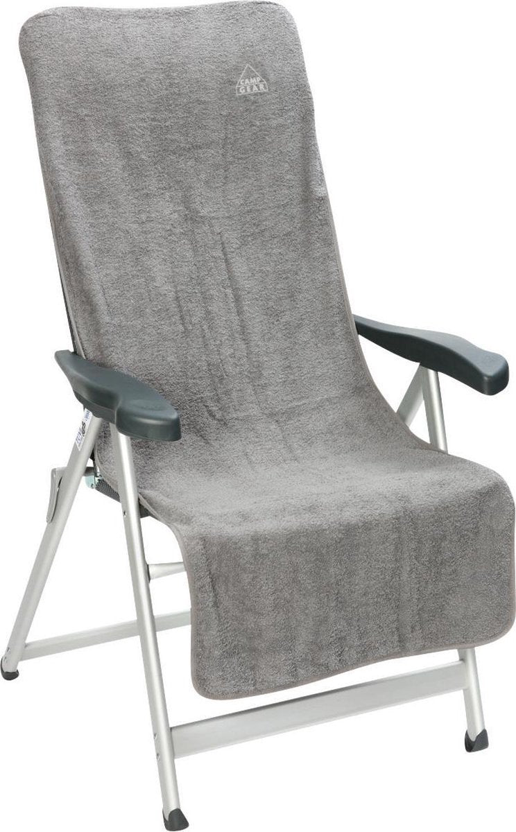 Camp-gear Stoelhoes M - Universeel - Badstof - Grijs