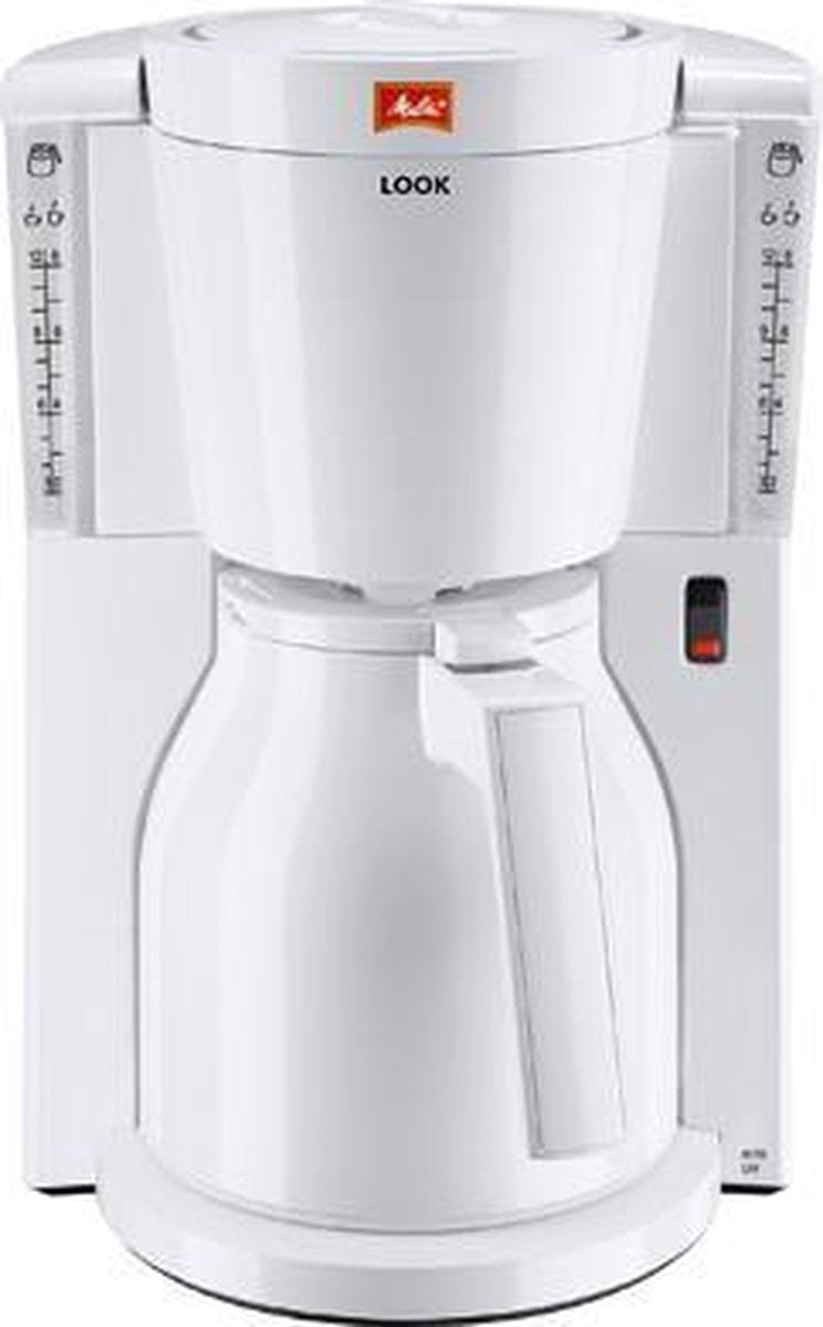 Melitta Look IV Therm Selection - Filter-koffiezetapparaat - Wit