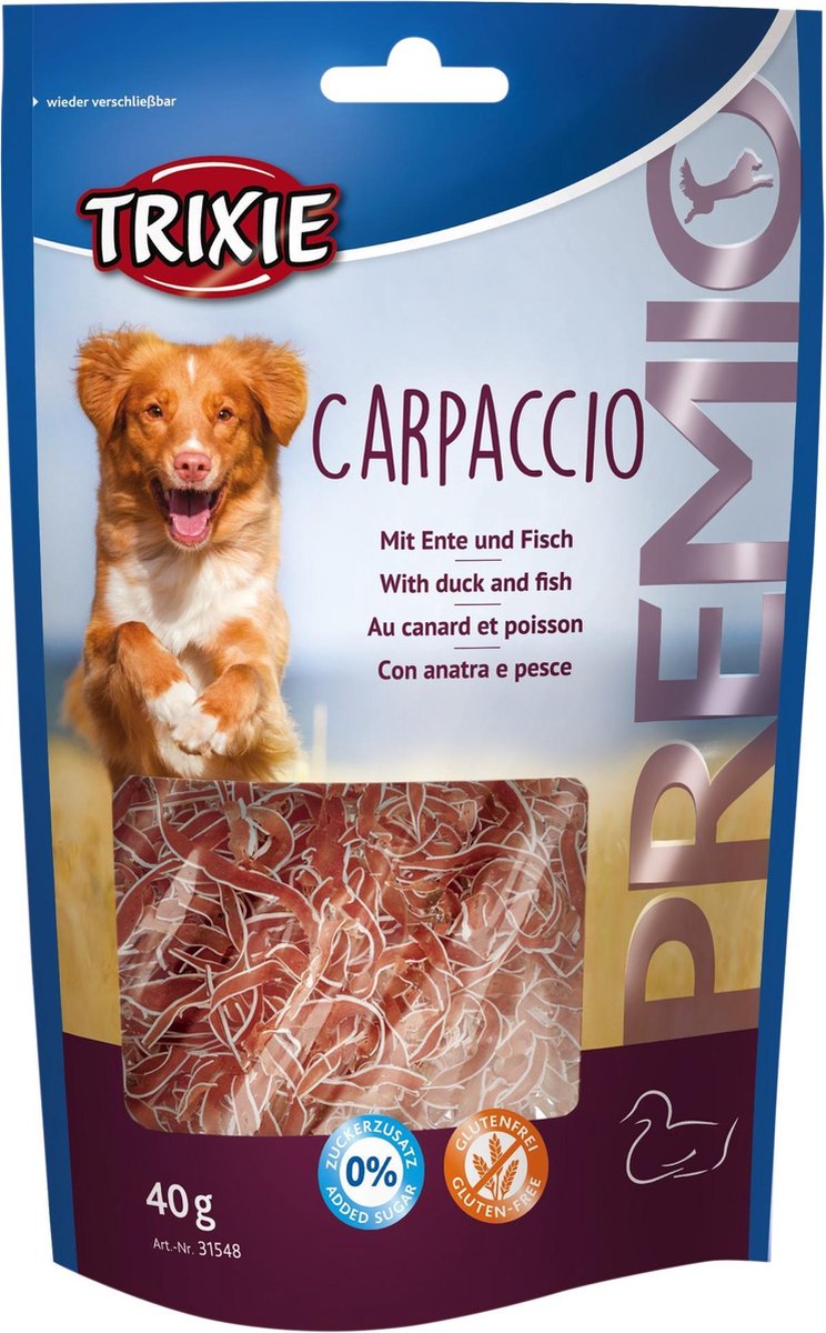10x40 gr Trixie premio carpaccio eend en vis