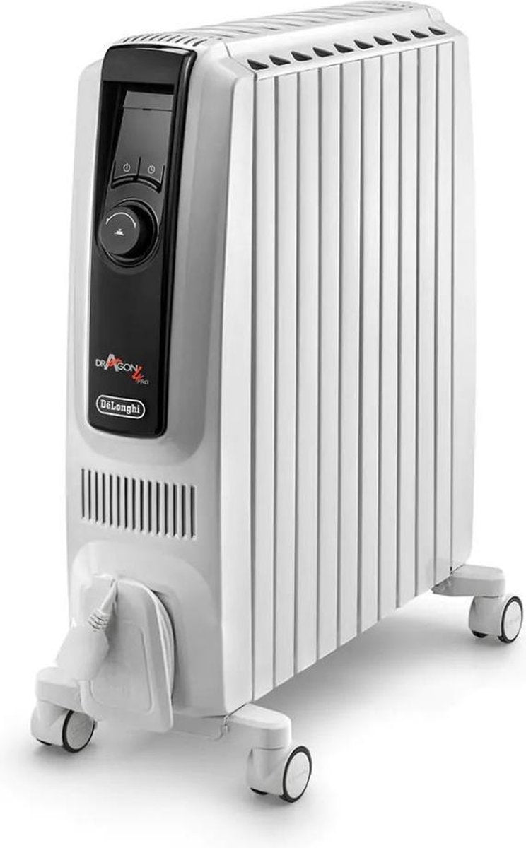 Delonghi TRDX41025E Dragon4 Olieradiator 2500W Wit/Zwart