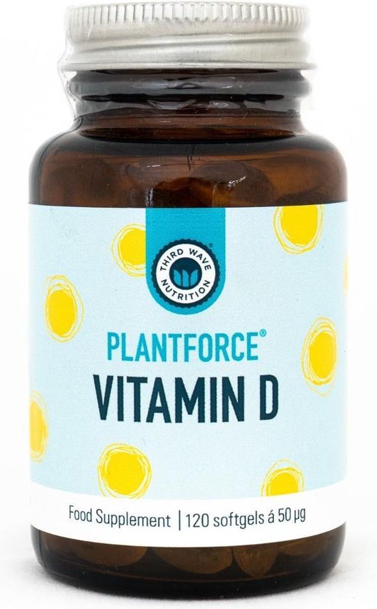 Plantforce - Vegan Vitamine D3 - 120 softgels (50 μg - 2000 IU)