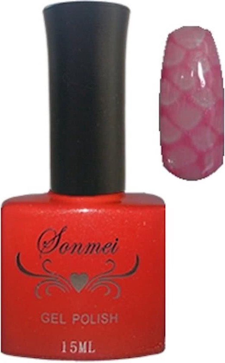Snake Skin Gel Nagellak Licht Roze