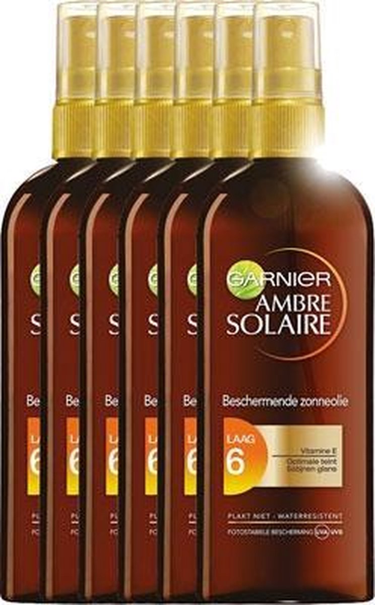 Garnier Ambre Solaire Zonnebrand Oil Spray Factor(spf)06 Voordeelverpakking