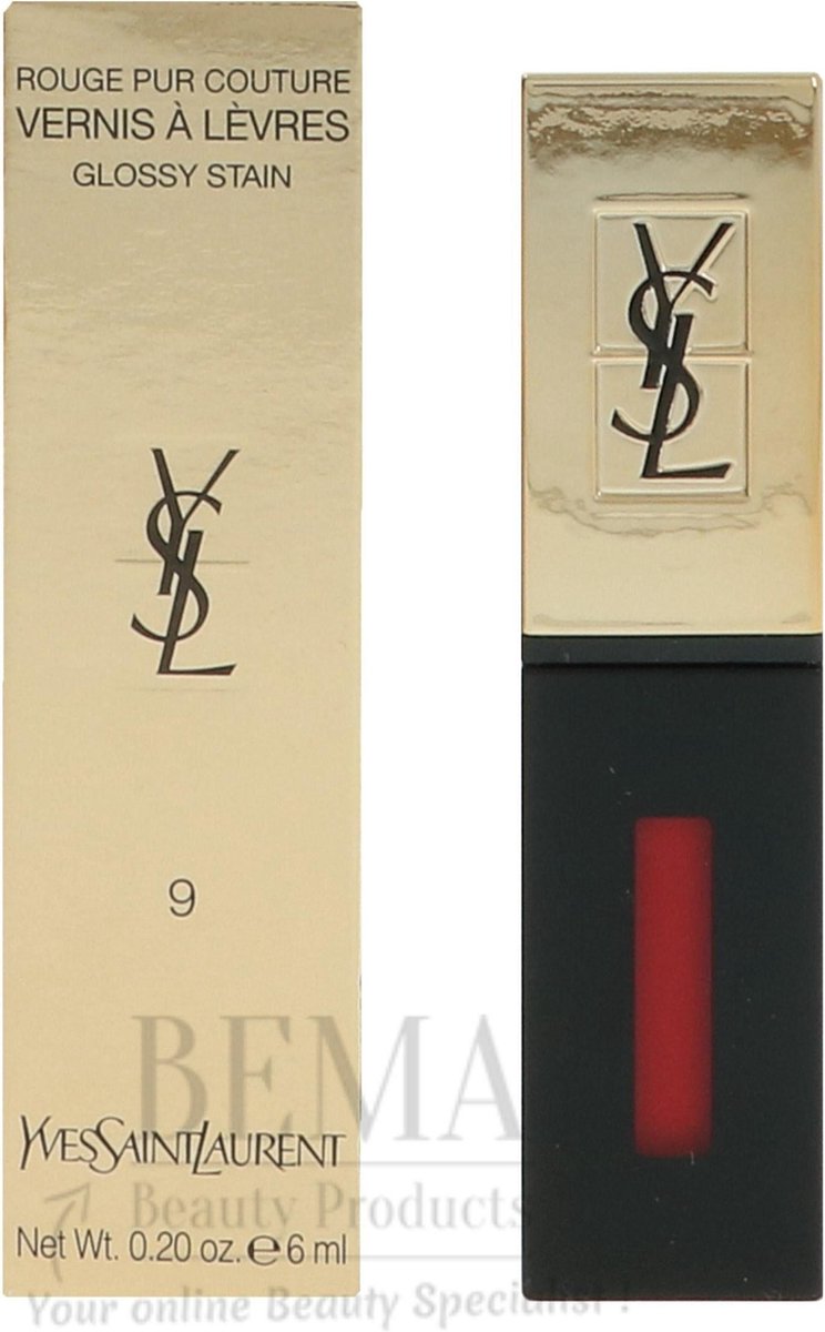 Yves Saint Laurent Rouge Pur Couture Vernis A Levres - 09 Rouge Laque - Lipgloss