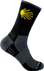 Wrightsock Escape Crew - Zwart / Camino - 45-49