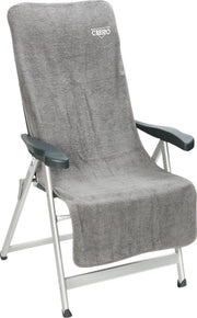 Crespo Badstof Stoelhoes M - Standenstoelen - 135x58 Cm - Grijs