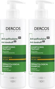 Vichy Dercos Anti-Roos Shampoo voor droog haar - 2x390ml