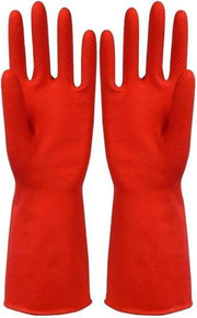 GV8131-RD-M herbruikbare rubberen handschoenen - Medium - Rood