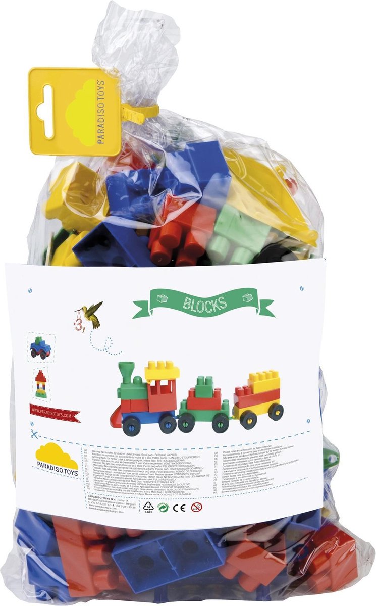 Paradiso Toys Bouwblokken 50-delig