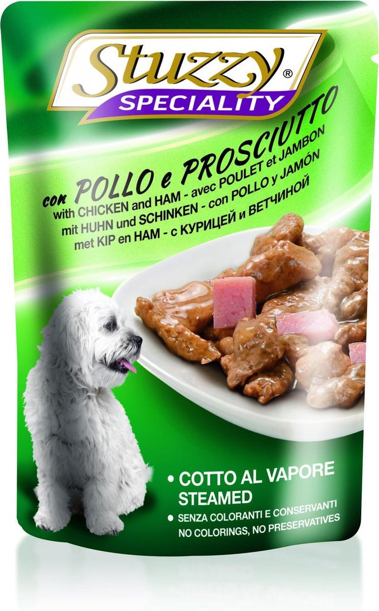 Stuzzy Pouch Adult 100 g - Hondenvoer - Kip&Ham