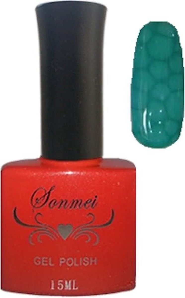 Snake Skin Gel Nagellak Cyaan