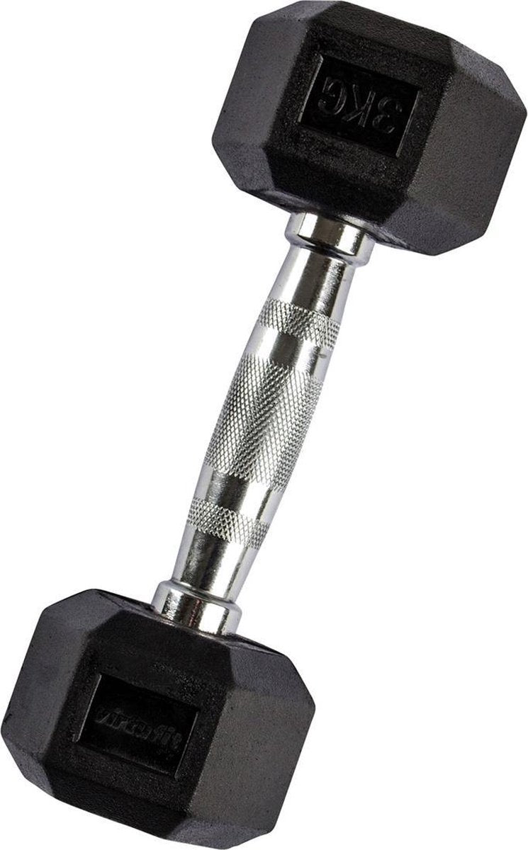 Dumbbell - VirtuFit Hexa dumbbell Pro Set - Gewichten - 5 kg - 2 x 3 kg