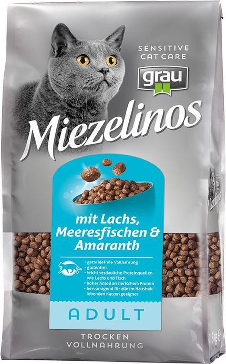 Grau Miezelinos kattenbrok zalm 