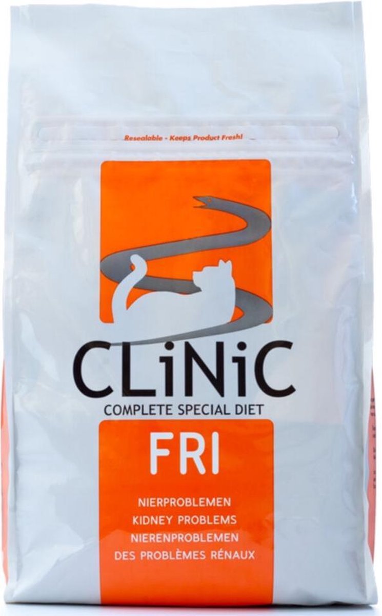 Clinic FRI Nierdieet - Kattenvoer - 7.5 kg