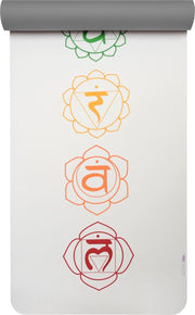 Yogistar Yogamat pro art collection chakra snow/graphite