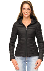 Versano Jenifer Korte Lightweight Dames Jas / Puffer Jacket 3XL - Zwart